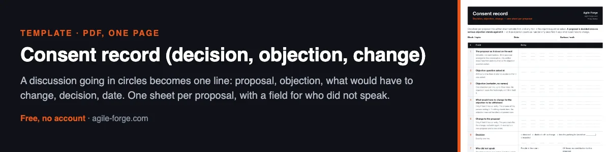 Consent record (decision, objection, change) — Preview of the resource
